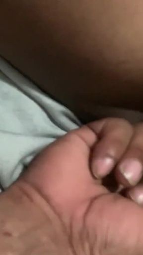 Memorable moment from &quot;Pussy finger marathone is brought to me by my BoyToy&quot;