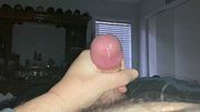 With the house to yourself and free time...might as well film a cumshot