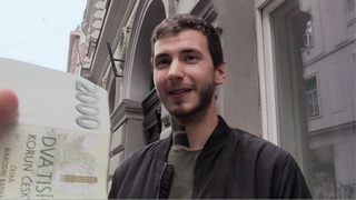 Student's life can be tough. I had to offer him a lot of cash