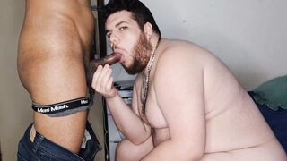 Check out the Slums Nutted and Got Milk Inwards - Preview of a hardcore interracial anal action with a big-ass bear!