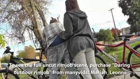 ManyVids EXTREME risky public roadside facial ManyVids porn video