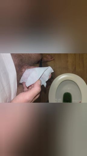 To Cum in the Toilet
