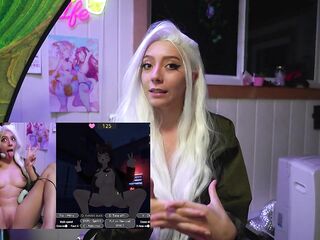 REAL LIFE PUBLIC EXHIBITIONIST PLAYS HENTAI FLASHING GAME: Secret Flasher Sereka-san