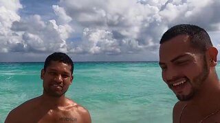 The Cancun vacation is great for Antuan Ruma and Damian