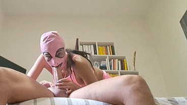 How much I love dressing like a slut, sucking cock and taking his cum in my mouth