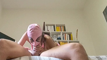 How much I love dressing like a slut, sucking cock and taking his cum in my mouth