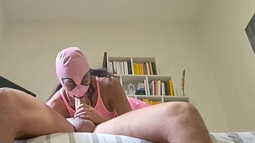 How much I love dressing like a slut, sucking cock and taking his cum in my mouth