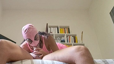 How much I love dressing like a slut, sucking cock and taking his cum in my mouth