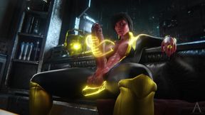 Futanari Soranik Using Her Powers to Take Care of Her Hard Cock