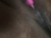 playing with my wet pussy
