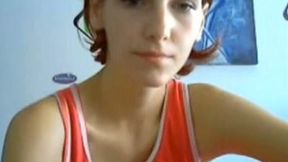 Slim webcam teen shows her perky tits and tight holes