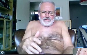 silver daddy lars jerking off