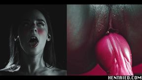 Real life hentai - The dark girl - Ahegao and cum explosions