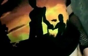 Goth boy strip tease