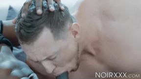 ”Witness how cocksuckers Pierce Paris & Taye Scott drill one anothers asses”