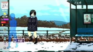 【H GAME】WINTER～田舎の性活♡Hドットアニメーション④ 手コキ anime