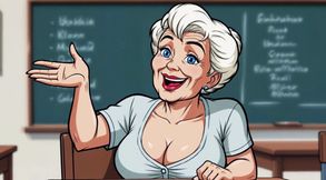 Naughty Cleavage Teachers Tease