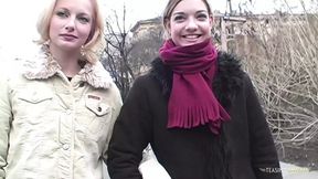 While touring &mdash;  Mischel and Chichita are lured into a hot BBC threesome