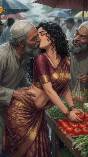 INDIAN MILFs and Bhabhi Totally Dominated by Filthy MUSLIM Men - Public Grouping &amp; Corruption   Clip 2