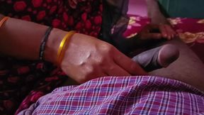 Hot Indian Bhabhi Fucking with Neighbour, When Her Husband Is Outside