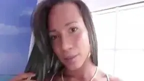 Fantastic Ladyboy With A Massive Cock Teased And Masturbate