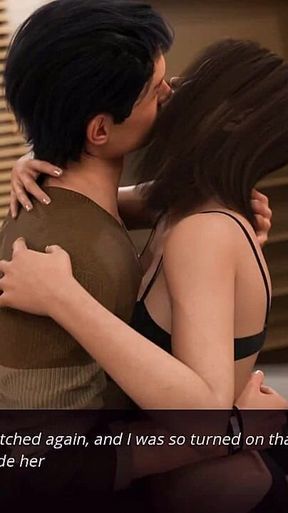 Lewd Delivery: the Delivery Guy and the Hot Horny Photo Model, Passionate Sex with Creampie and Cum on the Ass - Episode 1