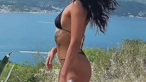 NAKED AND HORNY - VACATION EXOTIC ROUGH SEX - Hot Brunette Latina Ready for Hardcore Cowgirl and Doggy Style in POV