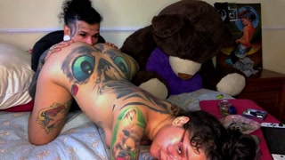 I fuck my stepsister while she rolls a joint for me