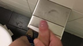 Public Restroom Handjob and Masturbation Compilation 2