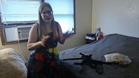 Cleaning lady Christy introduced to bondage