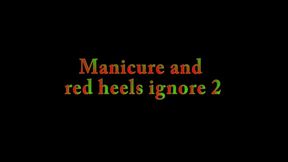 Manicure and red heels ignore 2-MOV