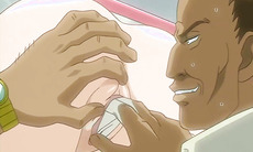 Unrestrained hentai babe gets stuck & pounded in her huge ass