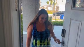 Brunette Craves BBC Interracial Creampie