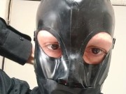 Mask removal (with gag & tubes)