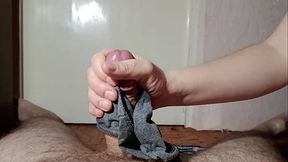 panty jerking from a Korean milf