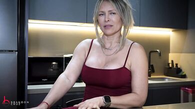 Her mature neighbor gets pounded when the husband leaves blonde milf fucked in POV
