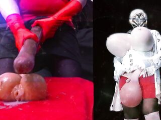 BBC Huge Dick Ever Silicone Vagina Cum Party Whipping Booty Cum Shlong - Transgender Blacked Cuckold BBC Sissy Crossdresser Ejaculation Compilation