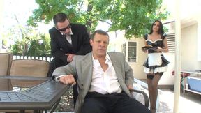 sexy maid nikki daniels gets fucked on the patio