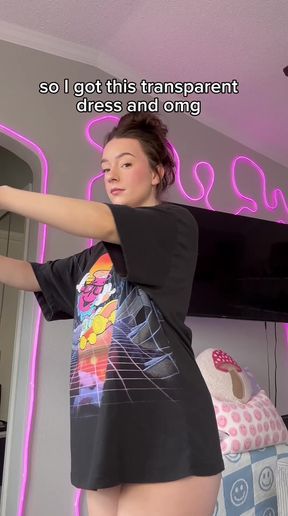 Trans animation babe shows off big tits