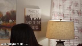 Stepdaughter Helps Stepmom Care For Her New Big Tits - GirlfriendsFilms