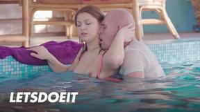 ”Lana S's Poolside Bald Stud Fuck - LETSDOEIT”
