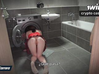 What the Hell are U Doing Step Bro?! I'm Stuck in the Washing Machine - Lil...