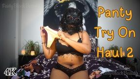 Panty Try On Haul 2 4K