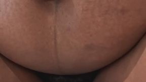A close_Up glimpse of belly button fingering and Belly Movement…while a vibrator is ON and inside me.