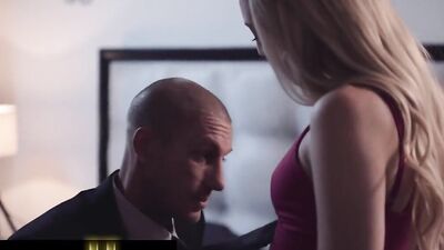 Horny Lily Larimar Surprises her Cheating Stepdad Ryan Mclane at his Hotel Room