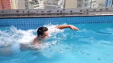 YURI GAÚCHO - Dotado mostra tudo em dia de sol