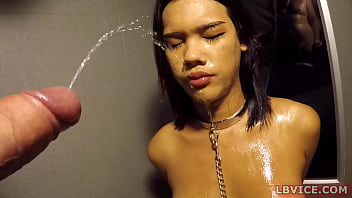 Ladyboy Jessie Blows POV Dick And Face Pissed