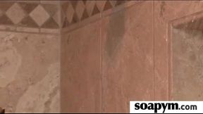 Soapy Massage End With a Big Cumshot 8