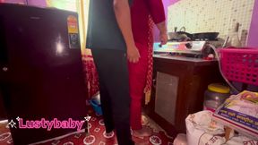 Nepali couple sex in the kitchen