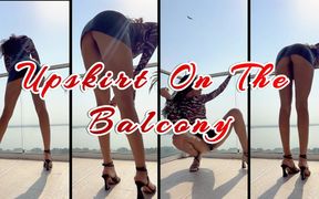Tease on the Balcony
